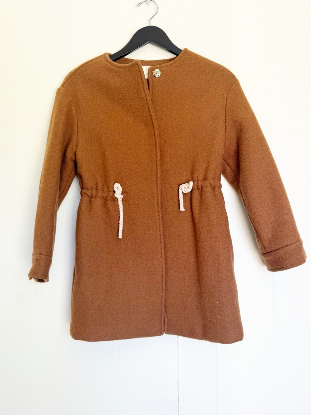 ZARA Girls Wool Blend Outer Coat Girls Size 10